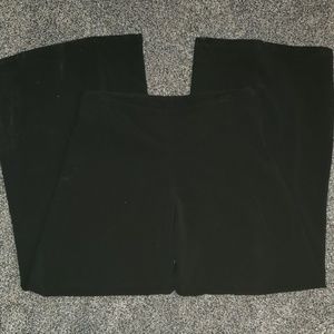 Joe Benbasset black wide leg pants size 7